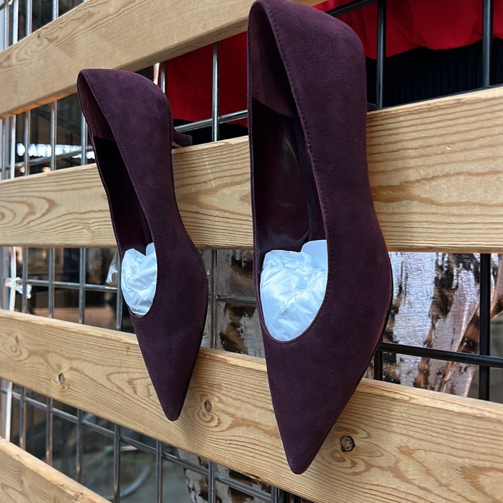 NWT,KATE SPADE
Dale Kitten Heels In Deep Russet,deep russet. - Picture 4 of 15